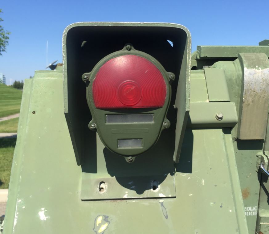 M113 external fuel cells and tail lights