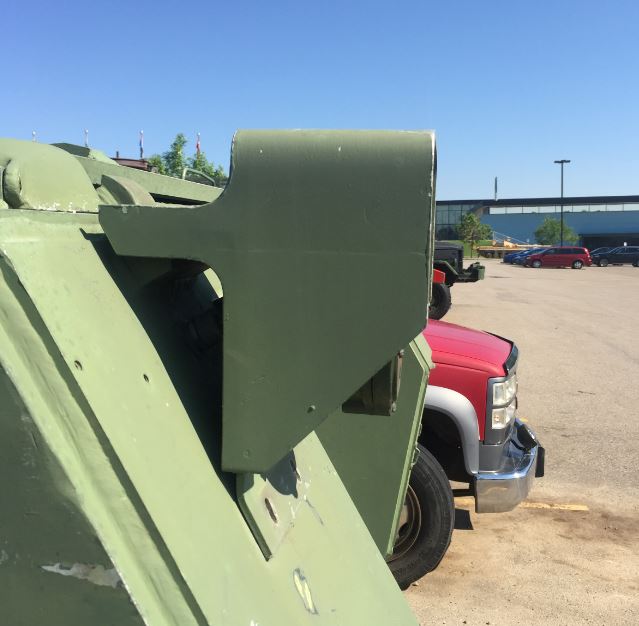 M113 external fuel cells and tail lights