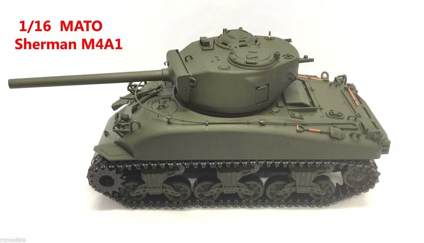 Mato 1/16 RC Tank Sherman Full Metal Upper Hull MT187 