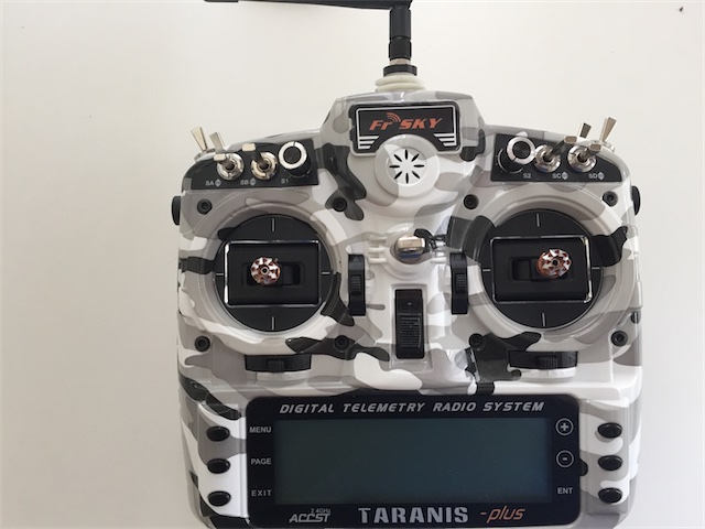 Taranis X9D in military look (16 channels - and nothing on LOL)