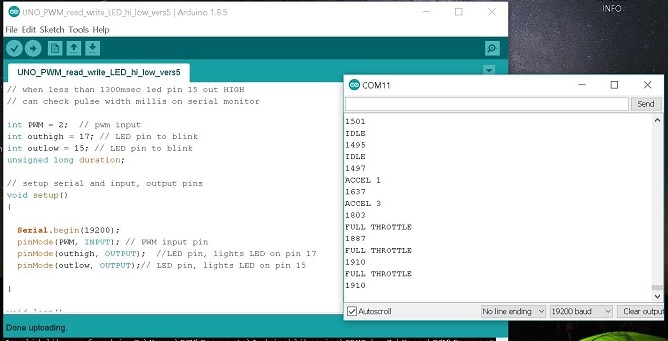 Arduino Nano decode of PWM
