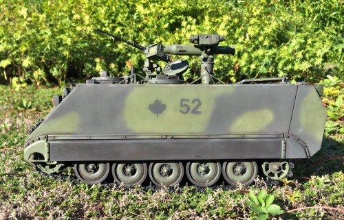 1/16 scale RC M-113A2 with Tow missile launcher
