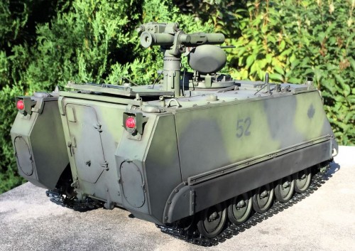 1/16 scale RC M-113A2 with Tow missile launcher