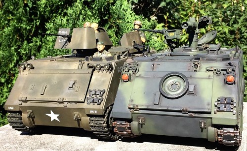 1/16 RC M-113 A2 with Tow missile launcher and interior details