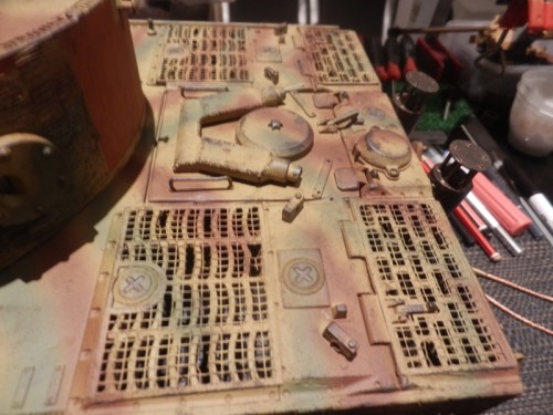 chipped engine deck