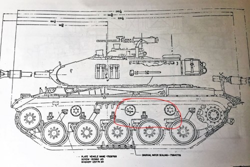 Heng Long M41 Walker Bulldog roadwheels and suspension