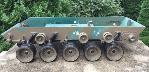 Heng Long M41 Walker Bulldog roadwheels and suspension