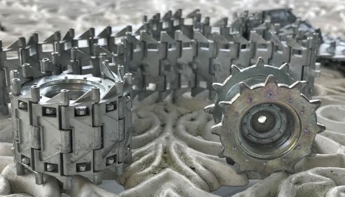 1/16 M41 Walker Bulldog tracks and sprockets