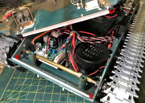 HL M41 1/16 electronics and gearbox