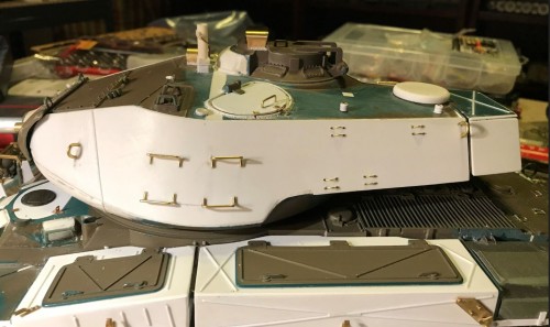 Heng Long M-41A3 Walker Bulldog turret detailing and fixing