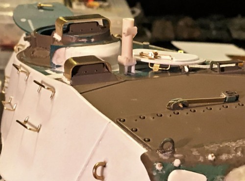 Heng Long M-41A3 Walker Bulldog turret detailing and fixing