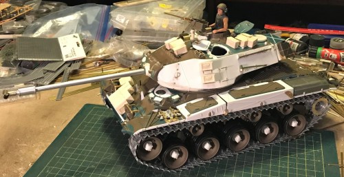 M41 A3 Walker Bulldog 1/16 RC Heng Long updated fixed