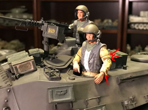 ARVN 1/16 tank crew RC for Walker Bulldog