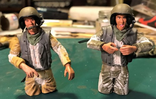 ARVN 1/16 tank crew RC for Walker Bulldog