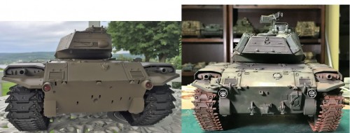 Heng Long M41A3 Before and After comparison