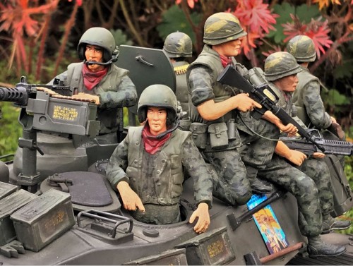 ARVN M-41A3 M41A3 Walker Bulldog 1/16 RC Heng Long modified and fixed