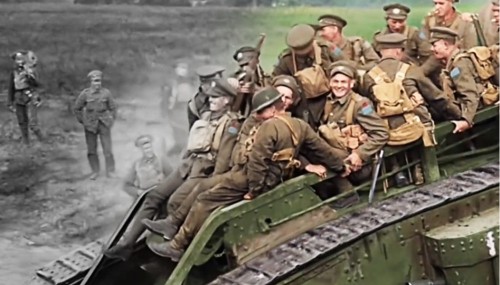 They shall not grow old-a Tank shot.