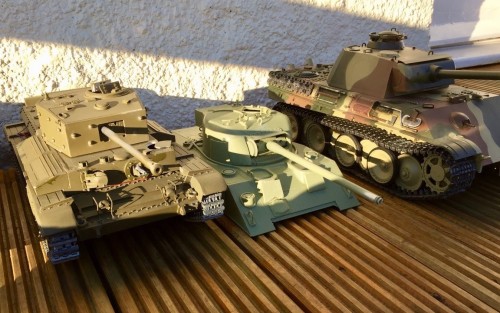 Rollcall- Cromwell Mk IV; Sherman Firefly and Tamiya Panther Ausf. G.