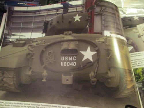 A picture from the M26 Pershing Walk Around book
