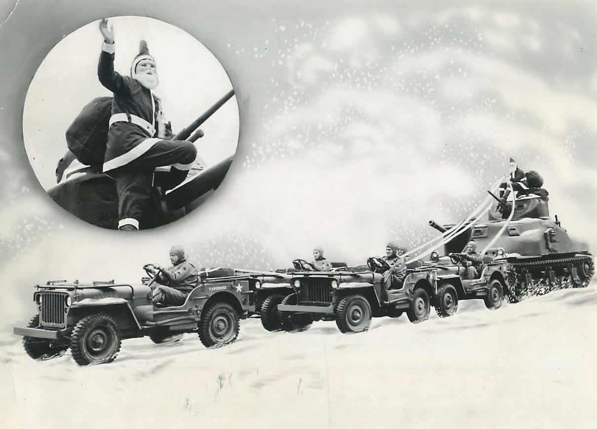 Santa's Grant sleigh- 1942 style