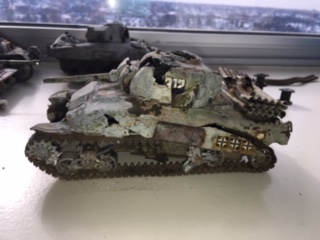 Early model Sherman from my model scrap yard