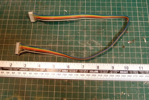 Need to buy more coloured ribbon cable, nice and long now