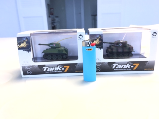 They are the worlds smallest Radio Remote Controlled Tanks. That much is true.