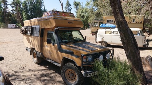 The landcruiser camper and its big brother