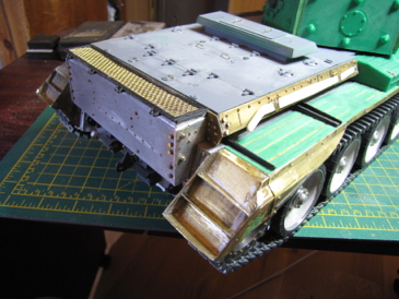 Rear with tow hook and smoke dischargers
