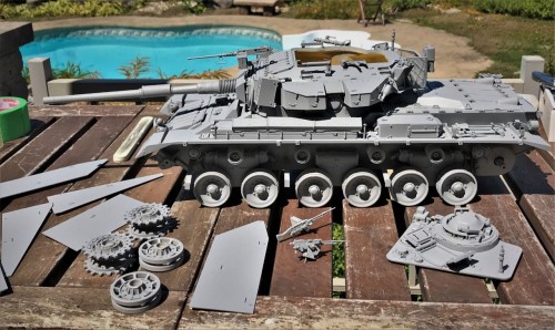 1/16 RC Centurion tank IDF Sho't Kal Gimel Build