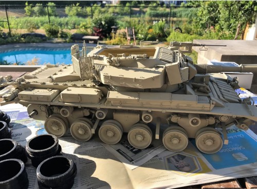 1/16 RC Centurion tank IDF Sho't Kal Gimel Build