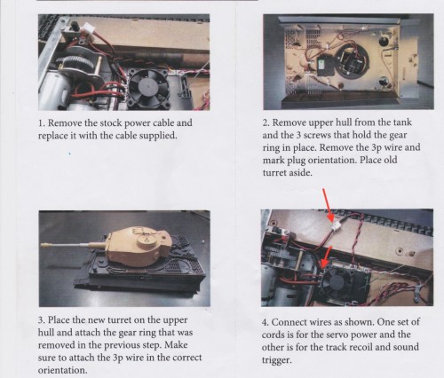 Taigen Airsoft Servo Barrel Recoil wiring