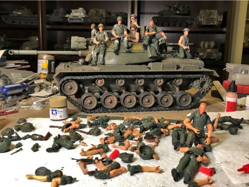 1/18 US Infantry Vietnam for RC M48 build