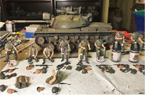 1/18 US Infantry Vietnam for RC M48 build