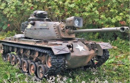 RC M-48A3 Patton tank 1/18 scale