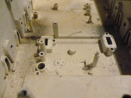 Original Hull mounting points and switch sockets