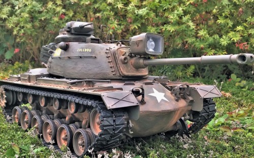 RC M48 M-48 M48A3 M-48A3 Patton tank build