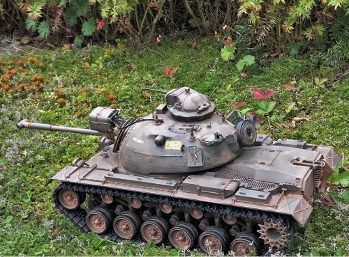 RC M48 M-48 M48A3 M-48A3 Patton tank build