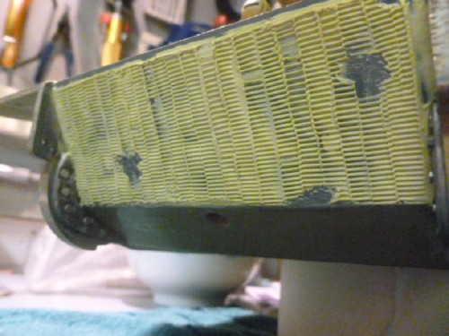 Zimmerit applied to front hull.