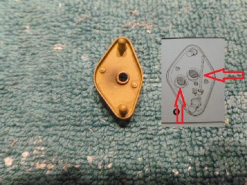 Aug 1942 original starter plate and May 1943 version as drawing