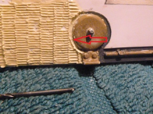 Drill bit used to clean edges