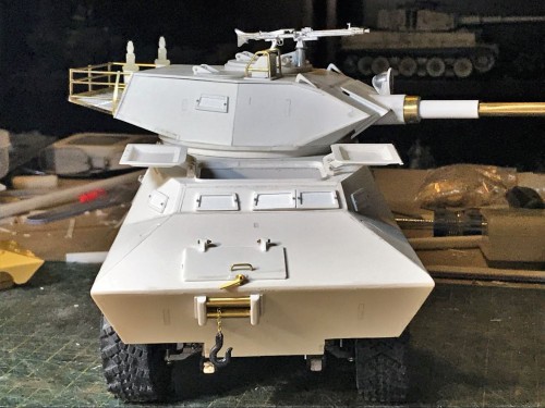 RC 1/16 V-150 V150 Cadillac Gage Commando with 90mm Cockerill gun turret