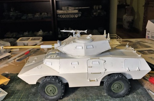 RC 1/16 V-150 V150 Cadillac Gage Commando with 90mm Cockerill gun turret