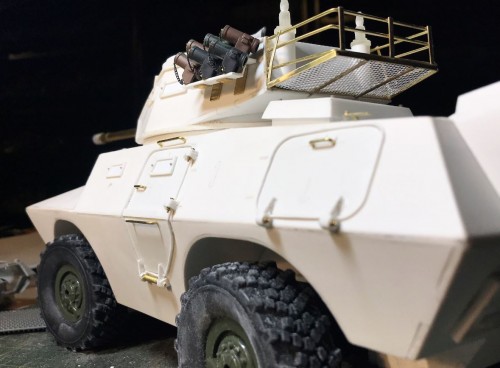 RC 1/16 V-150 V150 Cadillac Gage Commando with 90mm Cockerill gun turret