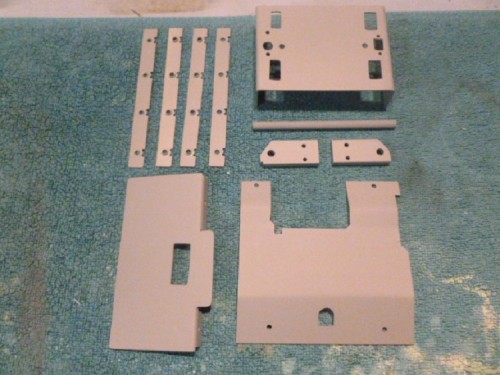 Primed Aluminium parts