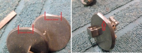 Reprofile edge of Hatch with a larger flat