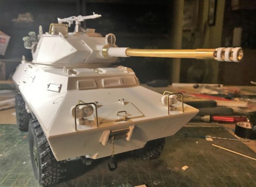 RC 1/16 V-150 V150 Cadillac Gage Commando with 90mm Cockerill gun turret