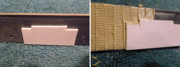 Dummy template for zimmerit application