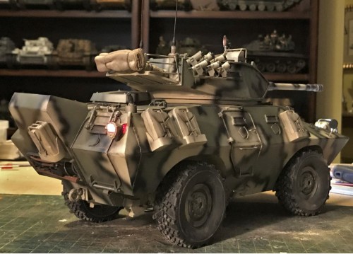 RC 1/16 V-150 V150 Cadillac Gage Commando with 90mm Cockerill gun turret