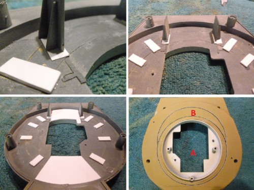 Reinforcing from inside and completed swop of removed sections ( Click for larger image )